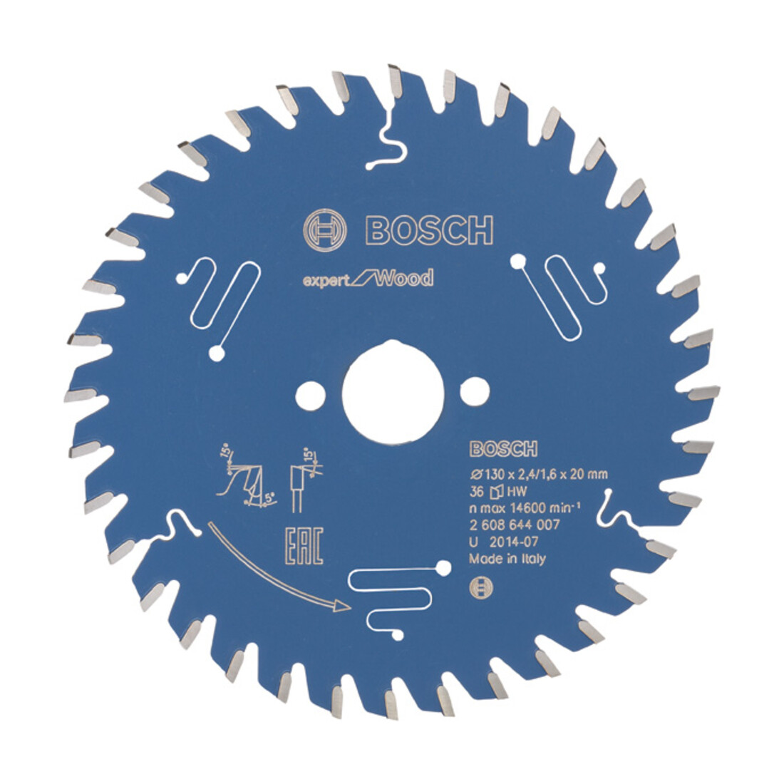 Lame de scie circulaire Bosch Expert pour bois 130 x 20 x 2,4 mm 36