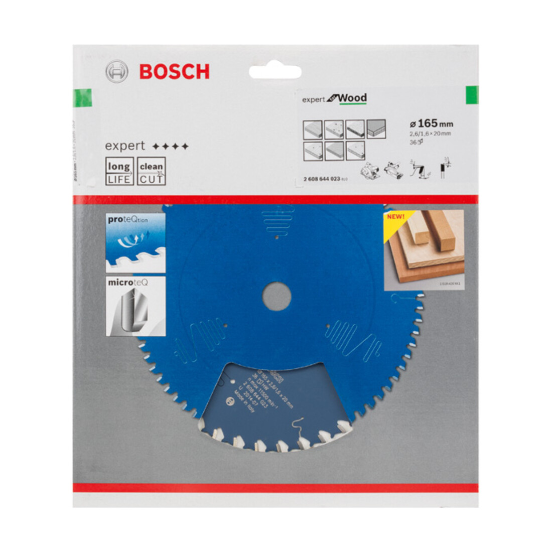 Lame de scie circulaire Bosch Expert pour bois 165 x 20 x 2,6 mm 36