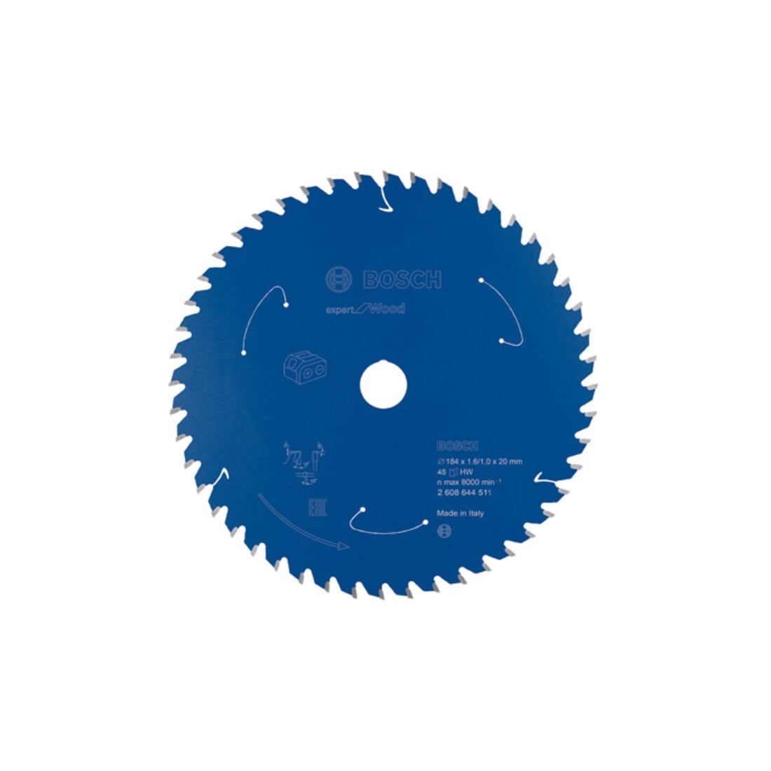 Lame de scie circulaire Bosch Expert pour bois 184 x 1,6/1 x 20 48 dents