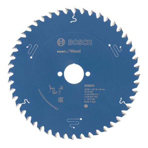 Lame de scie circulaire Bosch Expert pour bois 200 x 30 x 2,8 mm 48