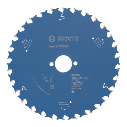 Lame de scie circulaire Bosch Expert pour bois 200 x 30 x 2,8 x 30 mm 30