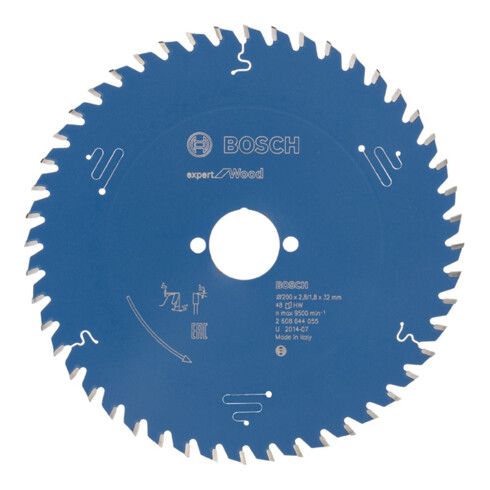 Lame de scie circulaire Bosch Expert pour bois 200 x 32 x 2,8 mm 48