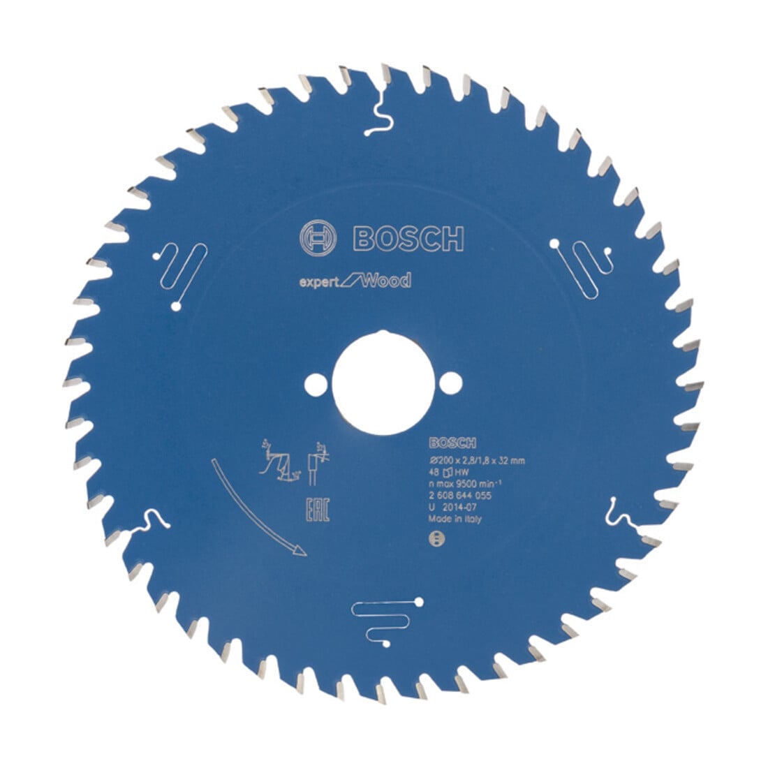 Lame de scie circulaire Bosch Expert pour bois 200 x 32 x 2,8 mm 48