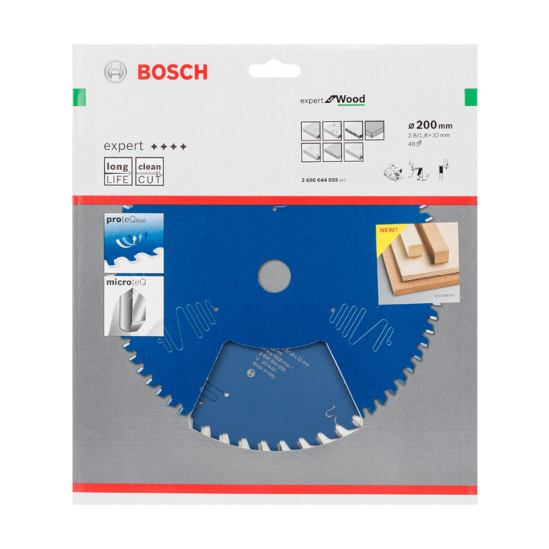 Lame de scie circulaire Bosch Expert pour bois 200 x 32 x 2,8 mm 48