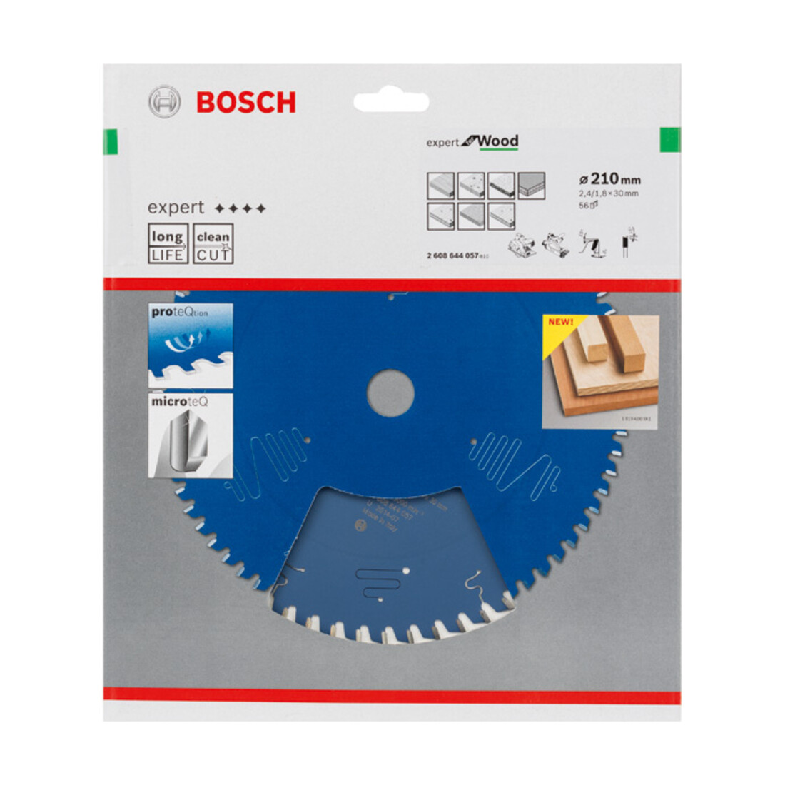 Lame de scie circulaire Bosch Expert pour bois 210 x 30 x 2,4 mm 56