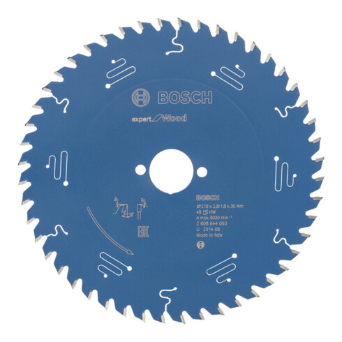Lame de scie circulaire Bosch Expert pour bois 210 x 30 x 2,8 mm 48