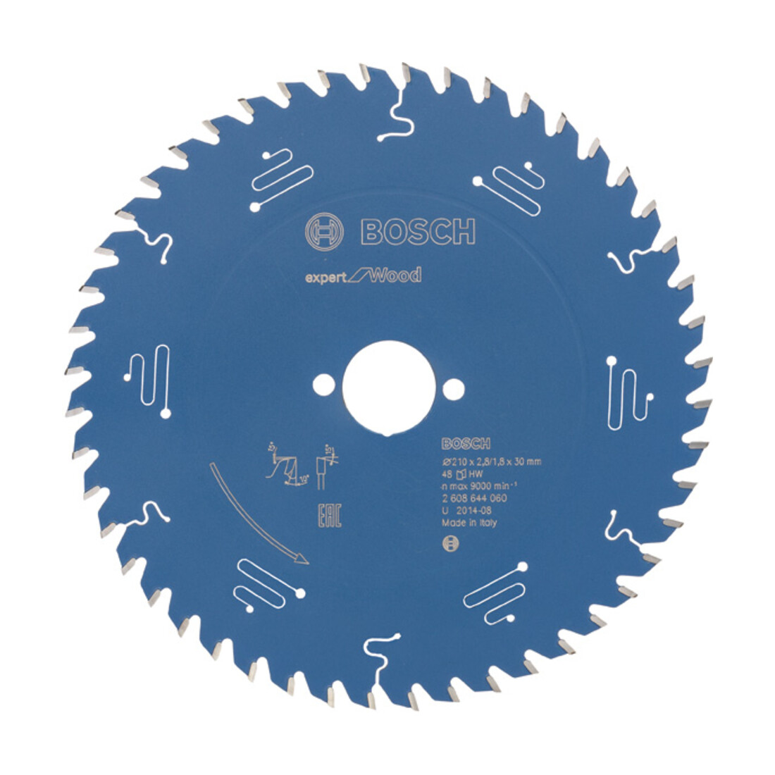Lame de scie circulaire Bosch Expert pour bois 210 x 30 x 2,8 mm 48