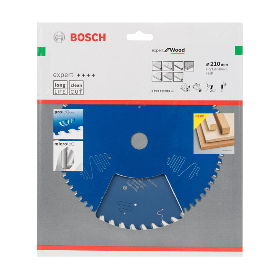 Lame de scie circulaire Bosch Expert pour bois 210 x 30 x 2,8 mm 48