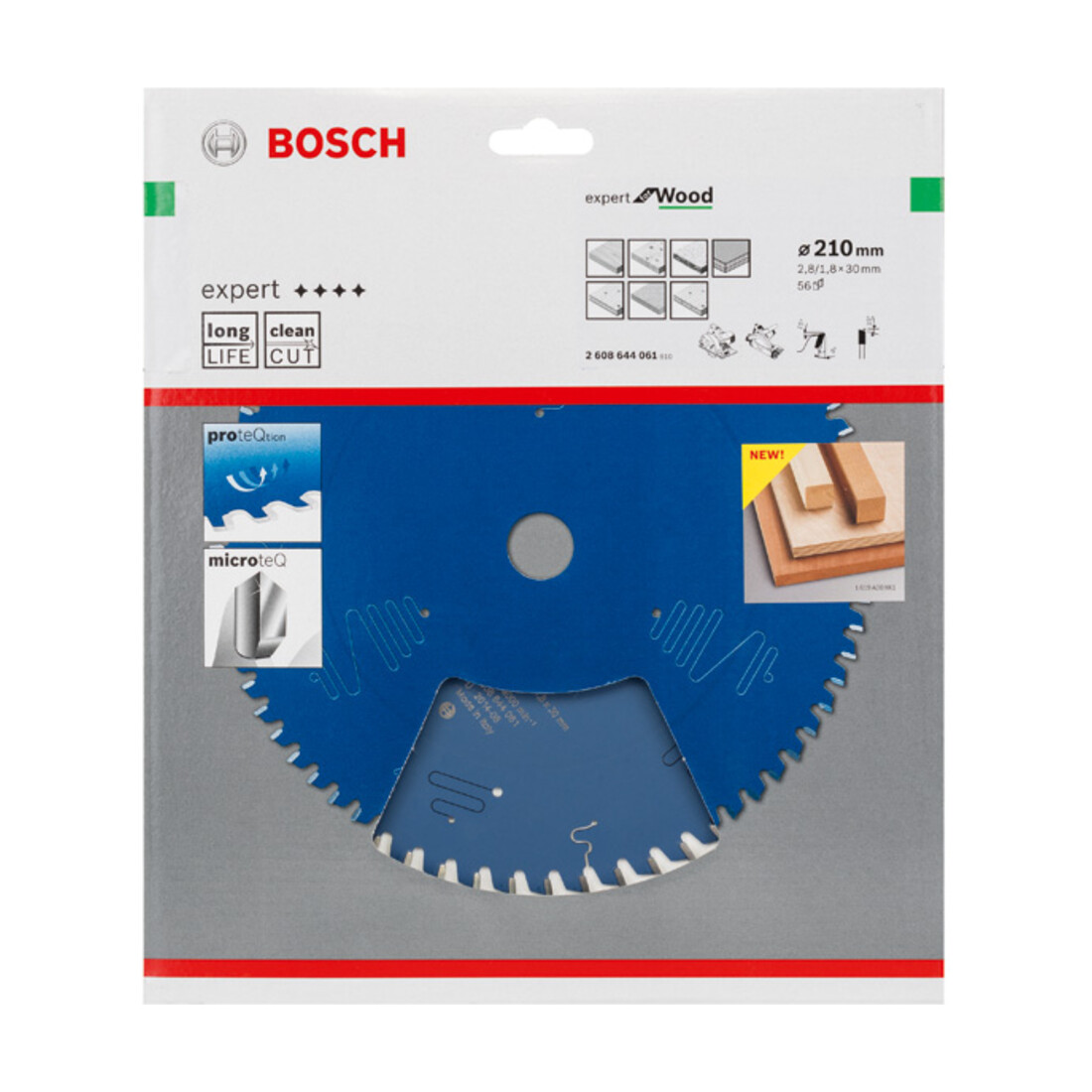 Lame de scie circulaire Bosch Expert pour bois 210 x 30 x 2,8 mm 56