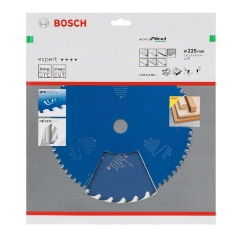 Lame de scie circulaire Bosch Expert pour bois 225 x 30 x 2,6 mm 32