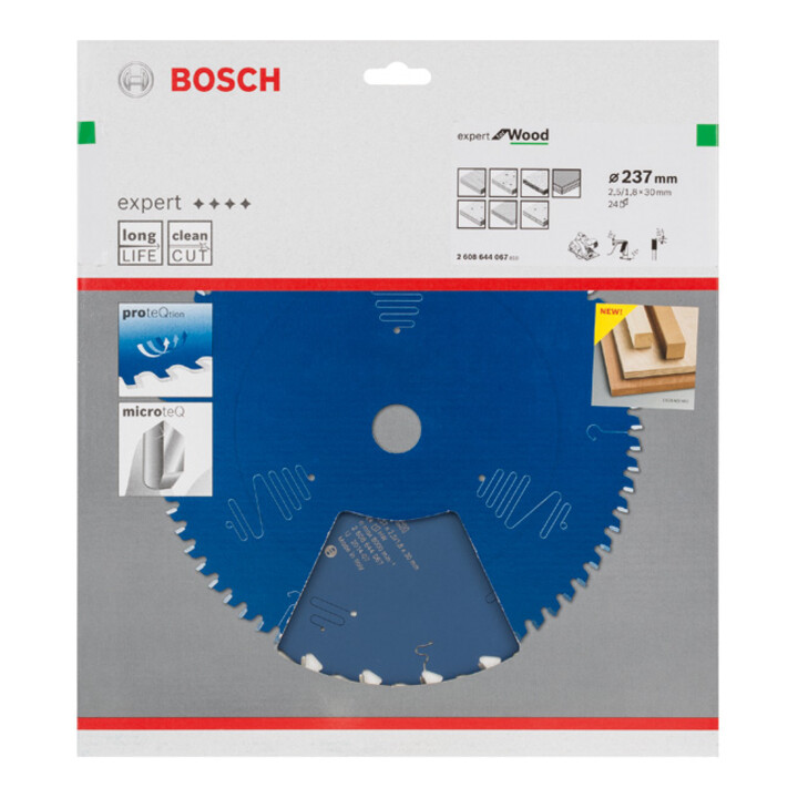 Lame de scie circulaire Bosch Expert pour bois 237 x 30 x 2,5 mm 24
