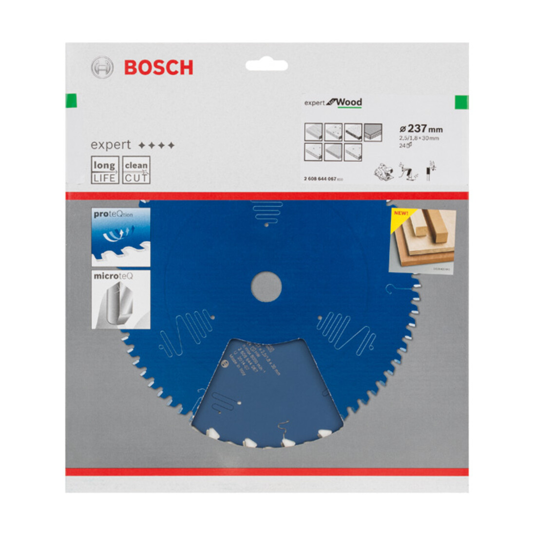 Lame de scie circulaire Bosch Expert pour bois 237 x 30 x 2,5 mm 24