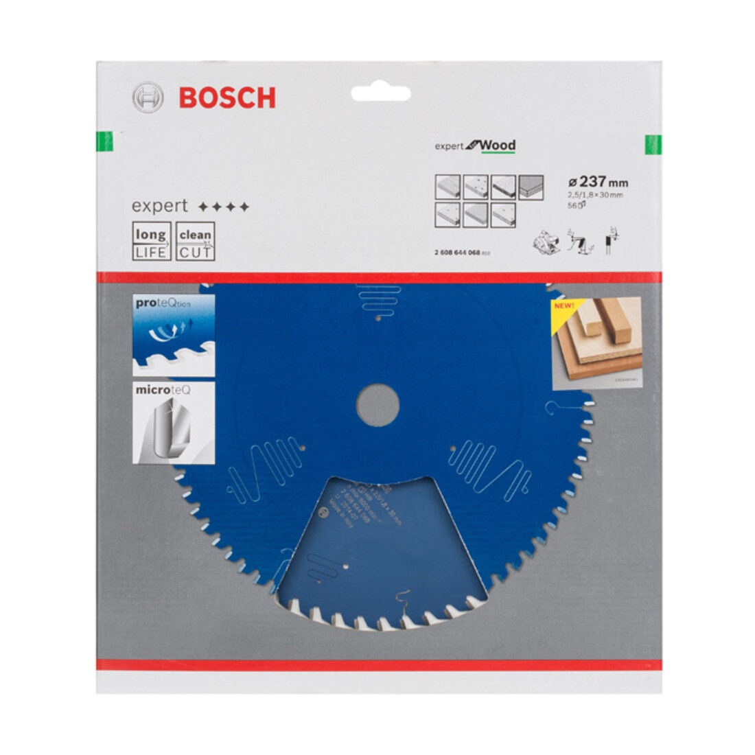 Lame de scie circulaire Bosch Expert pour bois 237 x 30 x 2,5 mm 56