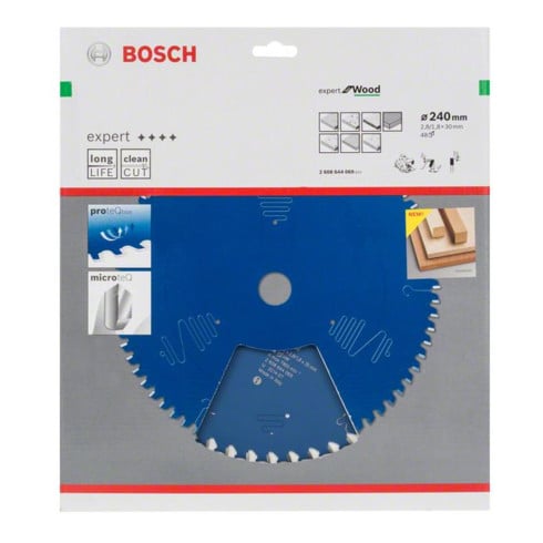 Lame de scie circulaire Bosch Expert pour bois 240 x 30 x 2,8 mm 48