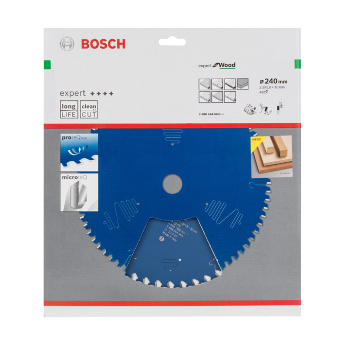 Lame de scie circulaire Bosch Expert pour bois 240 x 30 x 2,8 mm 48