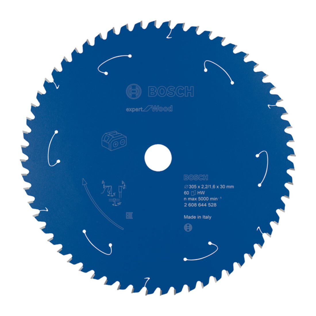 Lame de scie circulaire Bosch Expert pour bois 305 x 2,2/1,6 x 30 60 dents