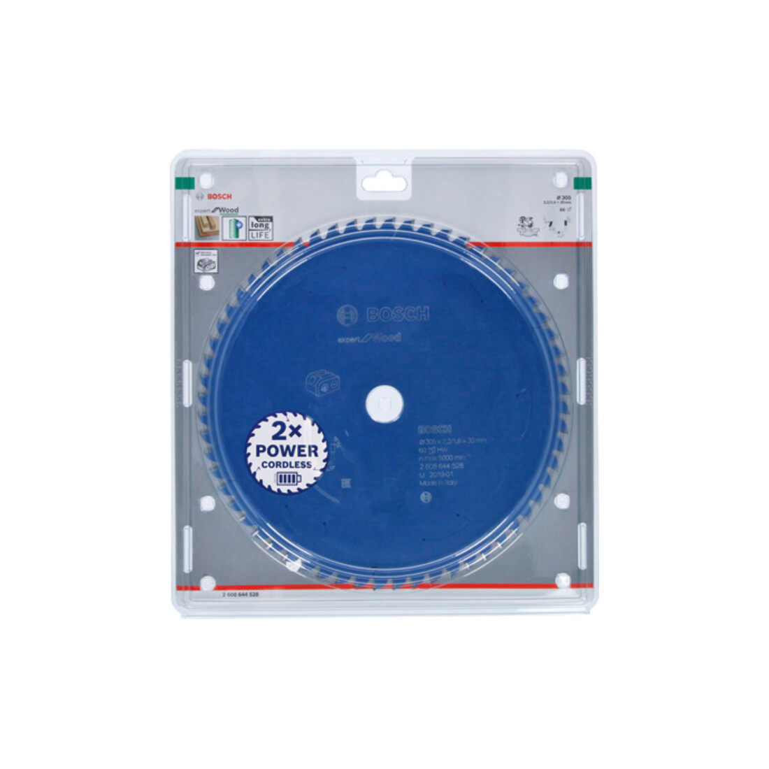 Lame de scie circulaire Bosch Expert pour bois 305 x 2,2/1,6 x 30 60 dents