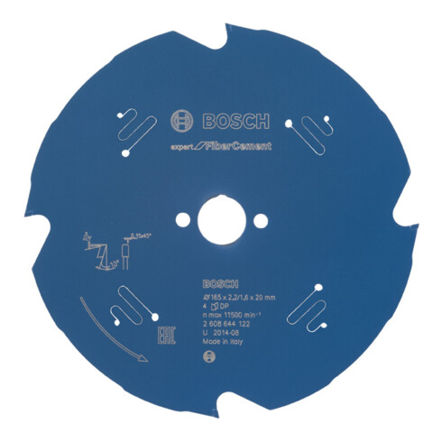 Lame de scie circulaire Bosch Expert pour fibre-ciment 165 x 20 x 2,2 mm 4