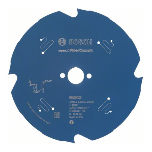 Lame de scie circulaire Bosch Expert pour fibre-ciment 165 x 20 x 2,2 mm 4