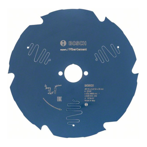 Lame de scie circulaire Bosch Expert pour fibre-ciment 216 x 30 x 2,2 mm 6