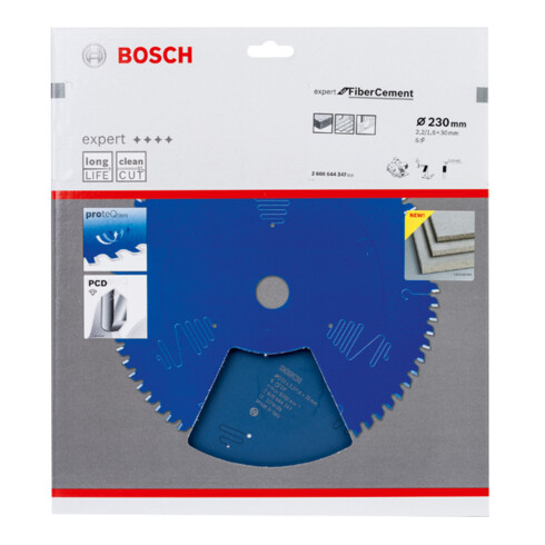Lame de scie circulaire Bosch Expert pour fibre-ciment 230 x 30 x 2,2 mm 6
