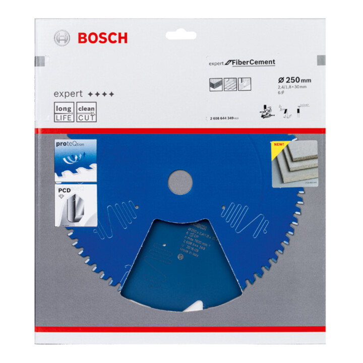 Lame de scie circulaire Bosch Expert pour fibre-ciment 250 x 30 x 2,4 mm 6