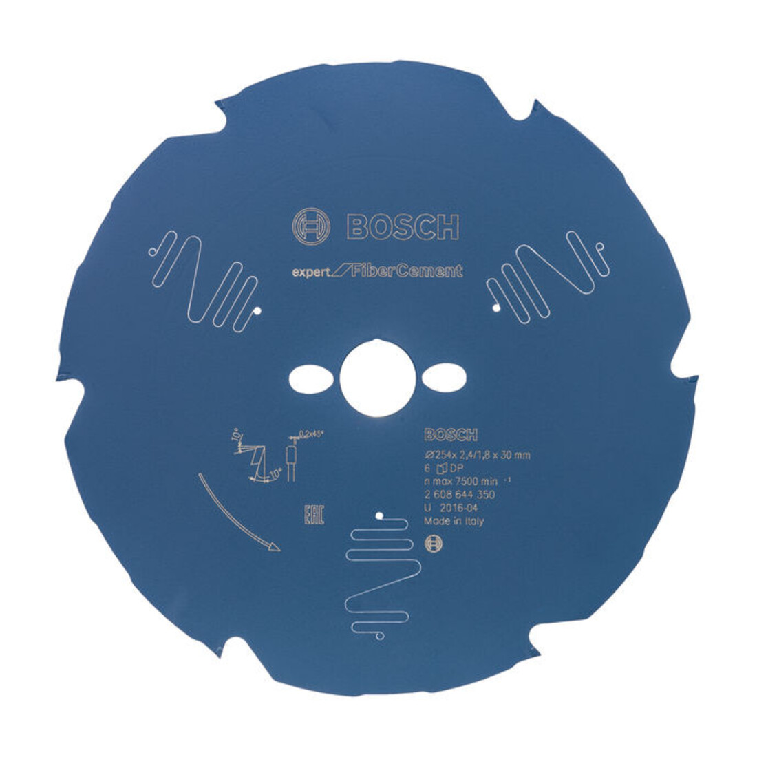 Lame de scie circulaire Bosch Expert pour fibre-ciment 254 x 30 x 2,4 mm 6