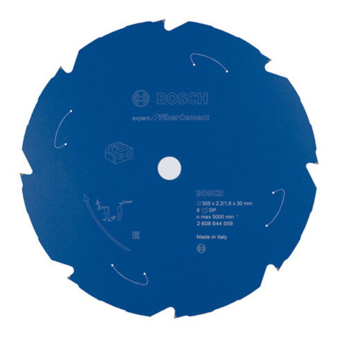 Lame de scie circulaire Bosch Expert pour fibre-ciment 305 x 2,2/1,6 x 30 8 dents