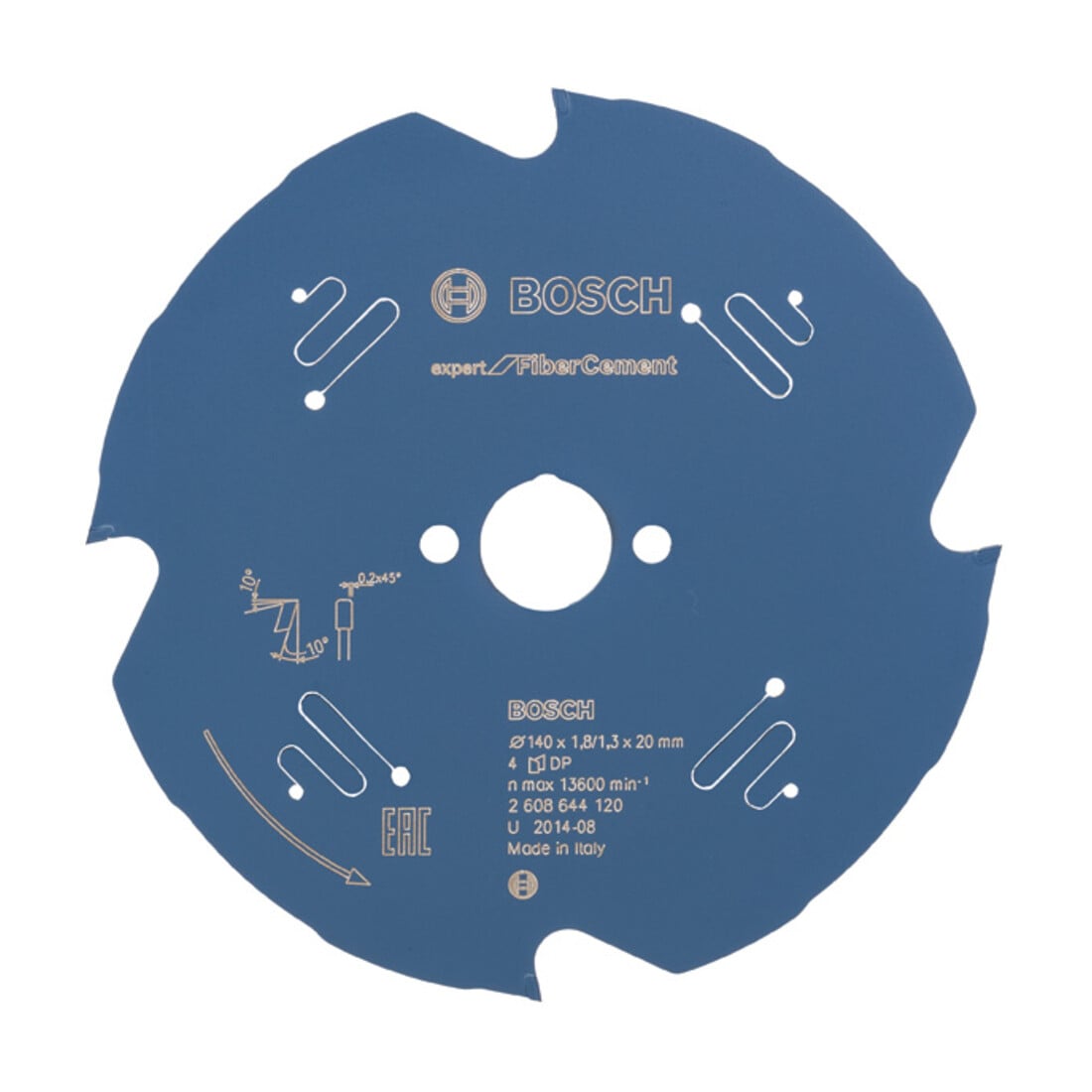 Lame de scie circulaire Bosch Expert pour fibres-ciment 140 x 20 x 1,8 mm 4