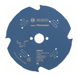 Lame de scie circulaire Bosch Expert stone-soft Pour les scies circulaires manuelles et à coupe plongeante