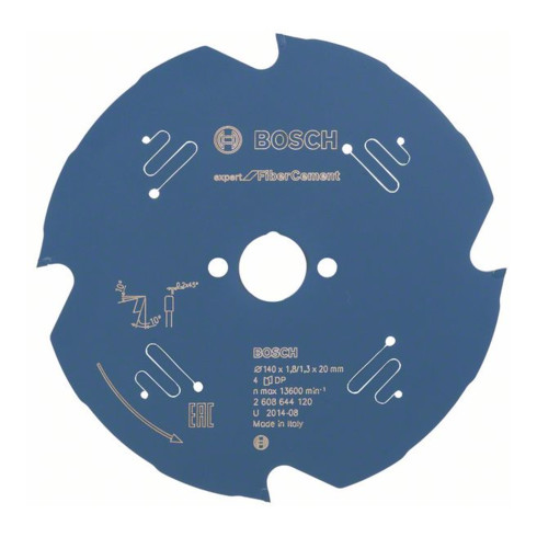 Lame de scie circulaire Bosch Expert pour fibres-ciment 140 x 20 x 1,8 mm 4