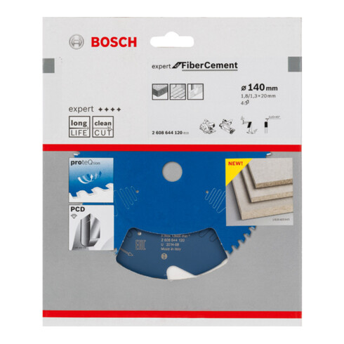 Lame de scie circulaire Bosch Expert pour fibres-ciment 140 x 20 x 1,8 mm 4