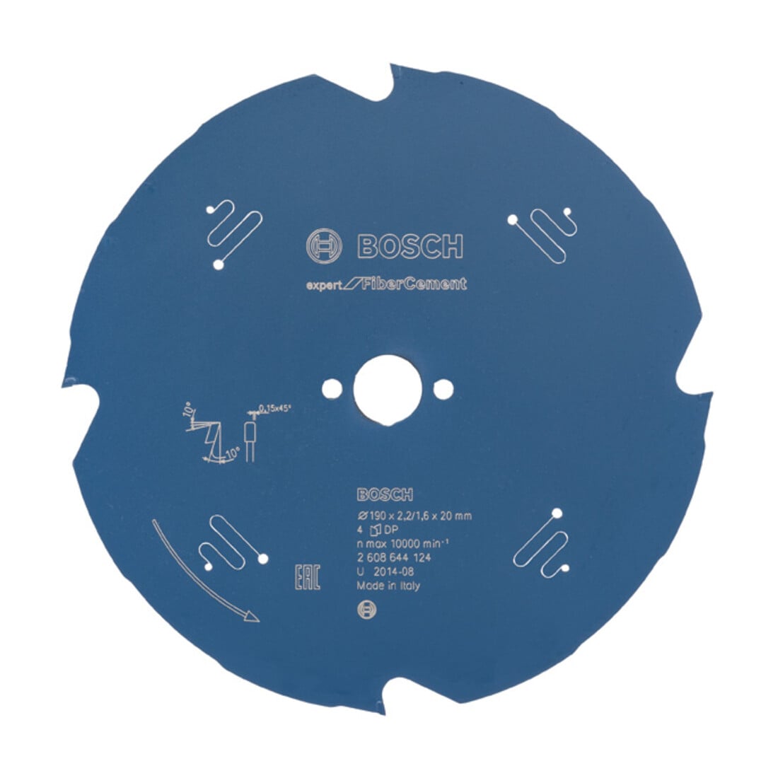 Lame de scie circulaire Bosch Expert pour fibres-ciment 190 x 20 x 2,2 mm 4