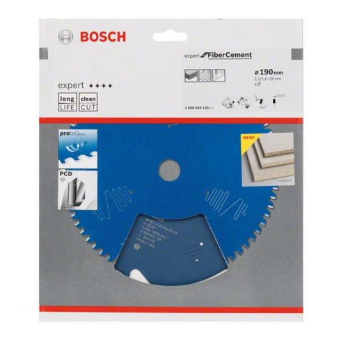 Lame de scie circulaire Bosch Expert pour fibres-ciment 190 x 20 x 2,2 mm 4