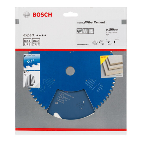 Lame de scie circulaire Bosch Expert pour fibres-ciment 190 x 20 x 2,2 mm 4