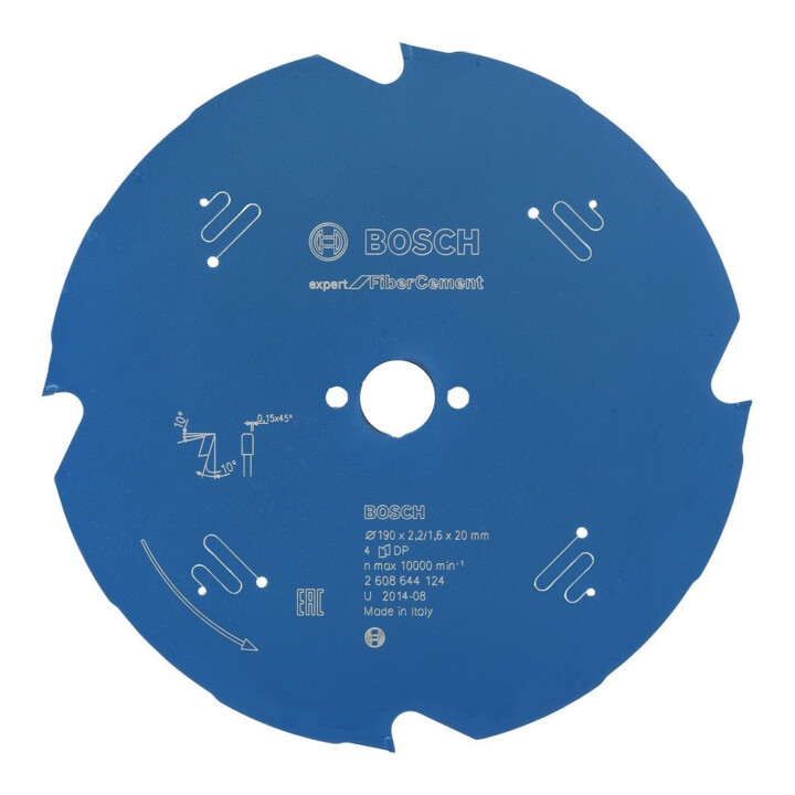 Lame de scie circulaire Bosch Expert pour fibres-ciment 190 x 20 x 2,2 mm 4