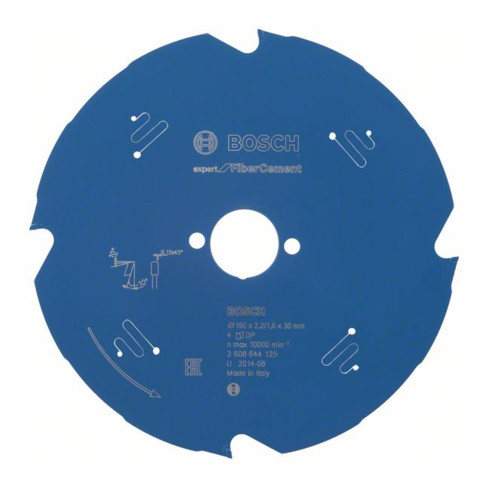 Lame de scie circulaire Bosch Expert pour fibres-ciment 190 x 30 x 2,2 mm 4