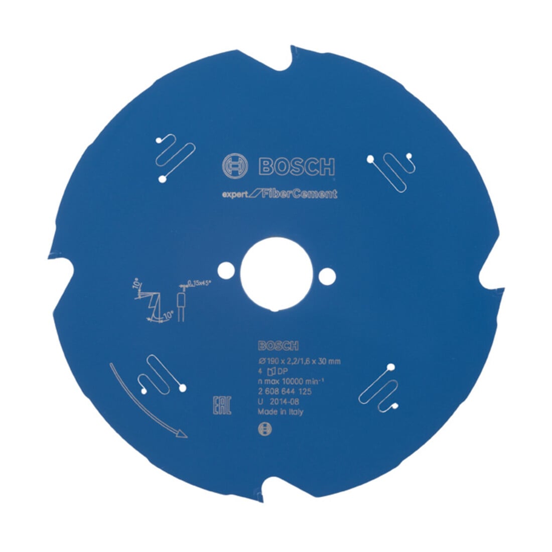 Lame de scie circulaire Bosch Expert pour fibres-ciment 190 x 30 x 2,2 mm 4