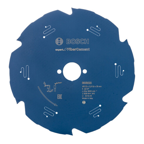 Lame de scie circulaire Bosch Expert pour fibres-ciment 210 x 30 x 2,2 mm 6