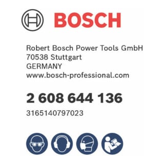 Lame de scie circulaire Bosch Expert Holz Pour les scies circulaires à main et à coupe plongeante