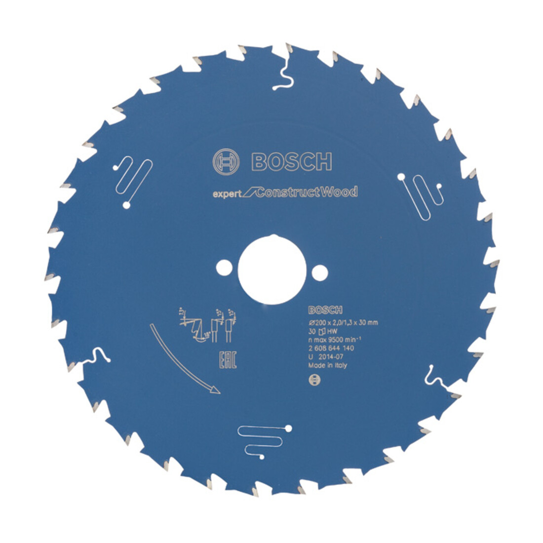 Lame de scie circulaire Bosch Expert pour la construction en bois 200 x 30 x 2,0 mm 30