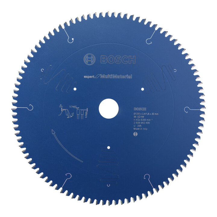 Lame de scie circulaire Bosch Expert pour Multi matériaux 300 x 30 x 2,4 mm 96