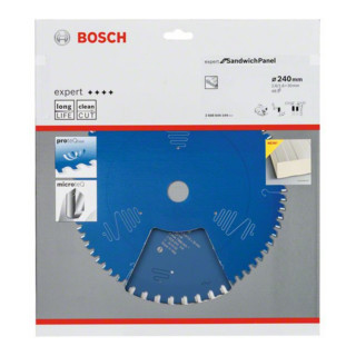 Lame de scie circulaire Bosch Panneaux sandwich Expert Pour les scies circulaires manuelles et à coupe plongeante