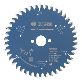 Lame de scie circulaire Bosch Expert pour le plastique Pour les scies circulaires manuelles et à lame plongeante