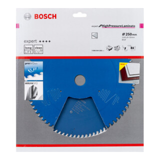 Lame de scie circulaire Bosch Expert pour le plastique Pour les scies à format et les scies de table horizontales/verticales