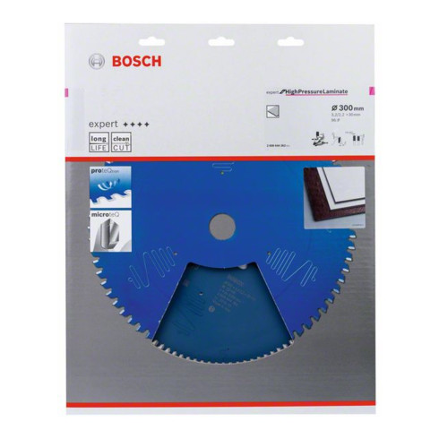 Lame de scie circulaire Bosch Expert pour stratifiés haute pression 300 x 30 x 3,2 mm 96