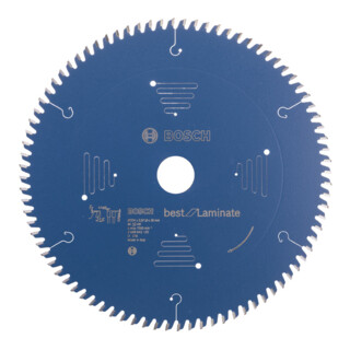 Lame de scie circulaire Bosch Best Kunststoff Fein Pour les scies à table coulissante horizontale/verticale et les scies à table 30 mm