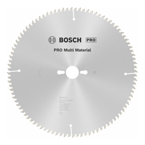 Lame de scie circulaire Bosch Multi Material 300 x 30 x 3,2 mm 96