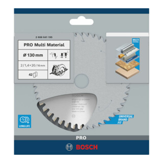 Lame de scie circulaire Bosch standard universelle pour scie circulaire à main