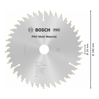 Lame de scie circulaire Bosch standard universelle pour scie circulaire à main